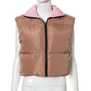reversible puffer vest